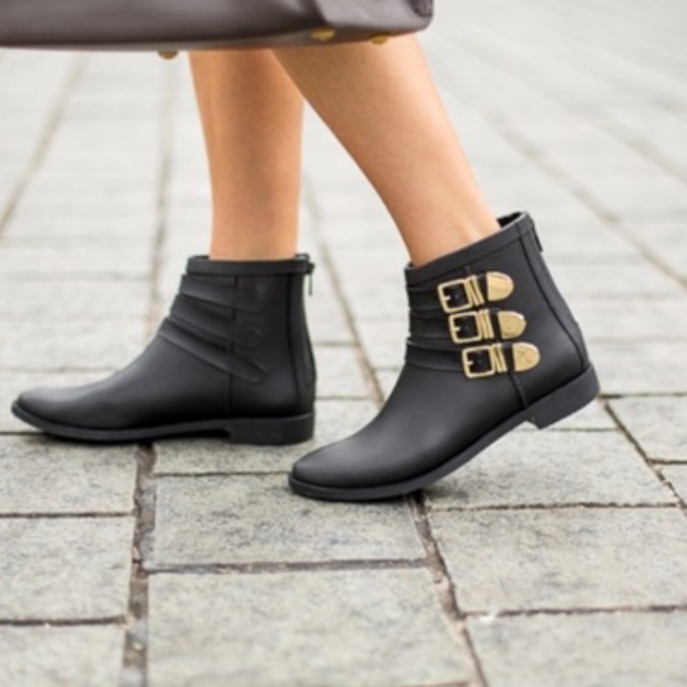 Loeffler Randall Fenton buckle Rain Bootie